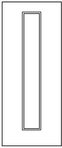 Pattern 10 - 60 minute Fire Door with Glass - Oak, Walnut, Ash, Grey